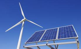 Wind turbine and solar panel