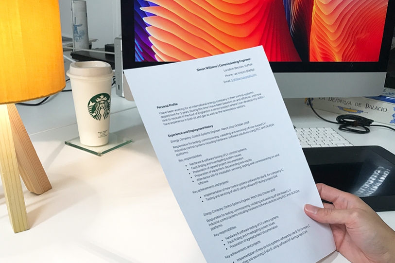 Writing a CV for the energy industry